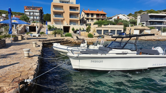 Pláž, Apartmány Štiz poblíž moře, Betina, Murter, Chorvatsko Betina