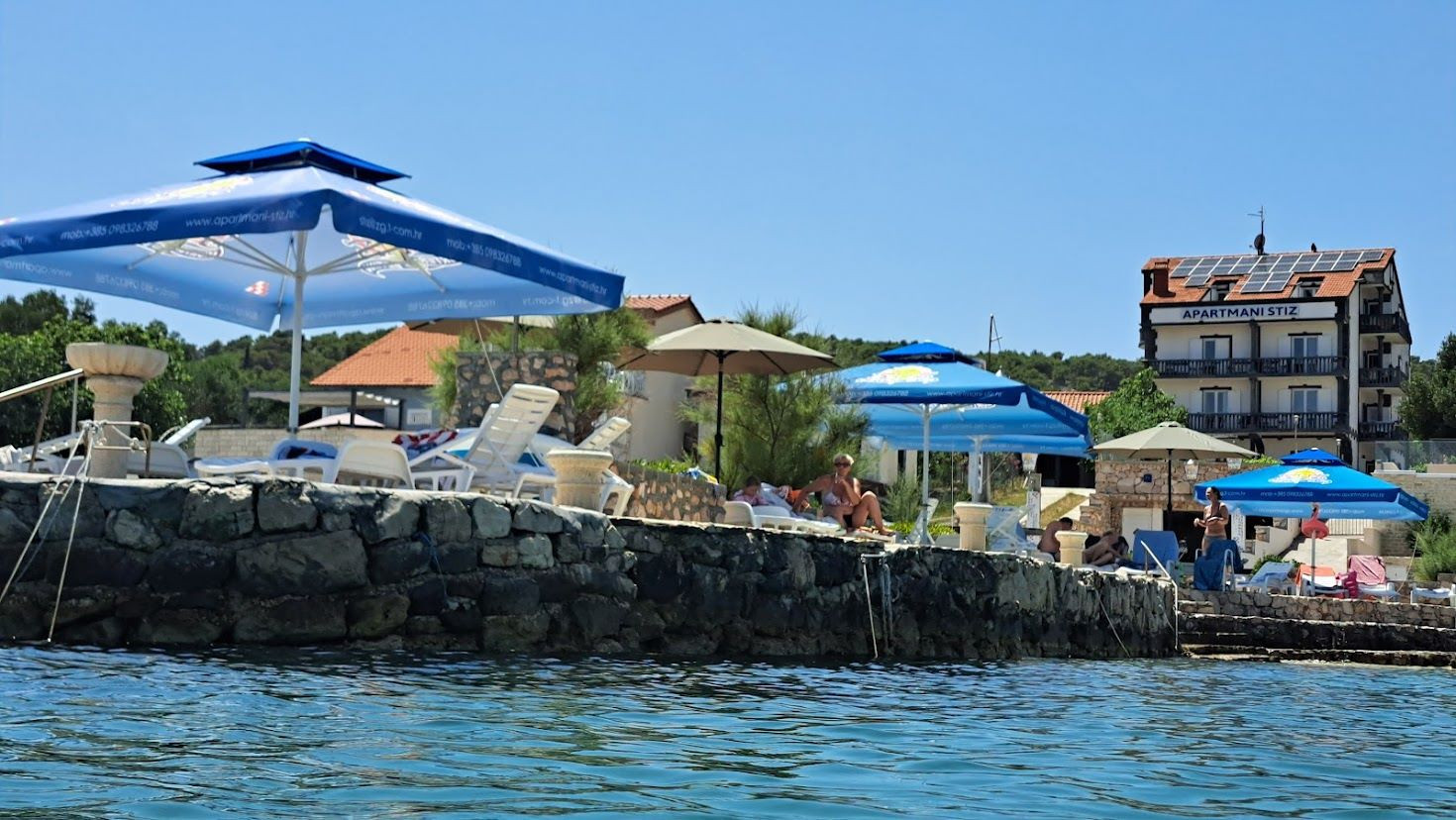 Apartments Štiz Betina  murter island - by the sea with a well-maintained beach, Štiz Apartments near the sea, Betina, Murter, Croatia Betina